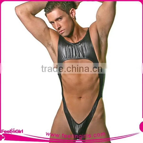 Christmas Nighty Men Sexy Male Leather Lingerie Hot photo-2