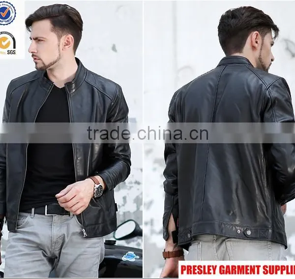 New European Hight Quality Cheap Man's Leather Jacket photo-6