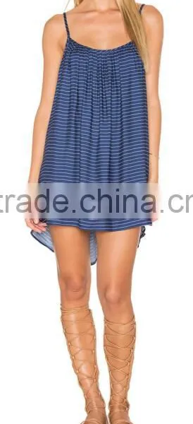 2016 Summer Comfortable Stripe Beach Party Wear Dresses photo-4