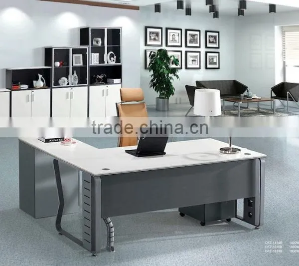 2015 China Manufacturer Hot Sale Office Furniture Wooden Executive Desk Manager Table Office Boss Table GZH-1414 Quality Choice photo-2