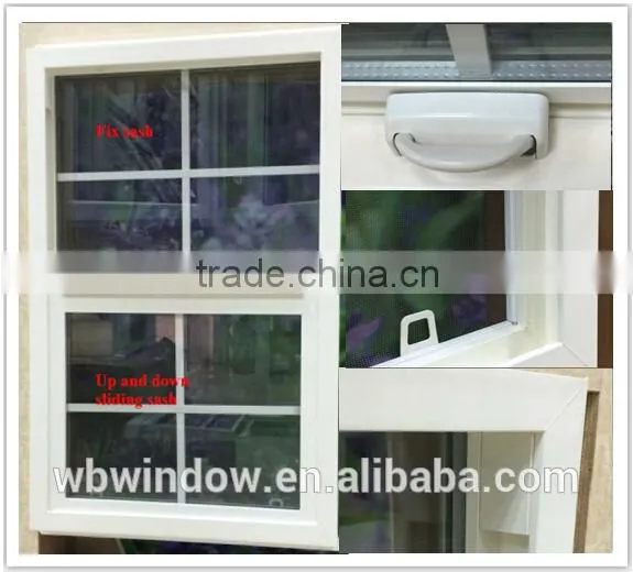 Huazhijie Profile of Pvc Americn Style Lifting Windows for Sale photo-3