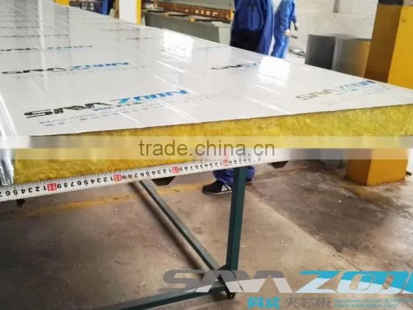 Glass Wool Sandwich Panel for Wall Gavanized Coated Can Use Longlife photo-3