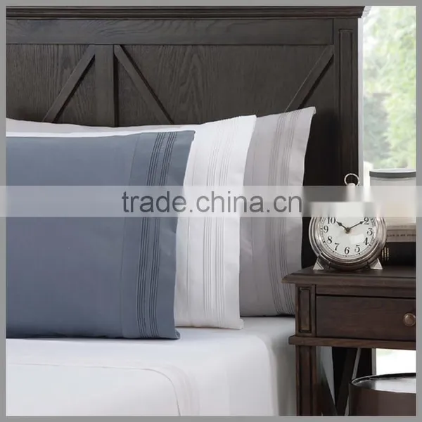 Premium Quality Luxurious Soft Bed Sheet Set With Pintuck and Stitches Detail