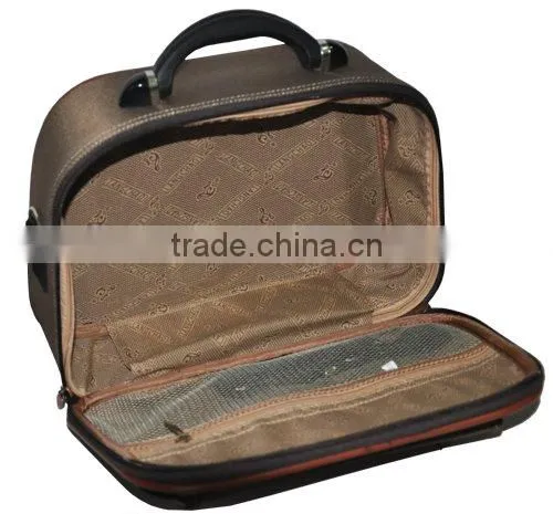 Hot Sale Leather Luggage With Makeup Bag photo-2