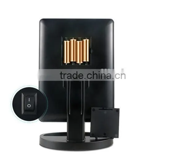 Hot Sale 16LED Light Comestic Mirror for Makeup Touch Screen on Desk photo-4