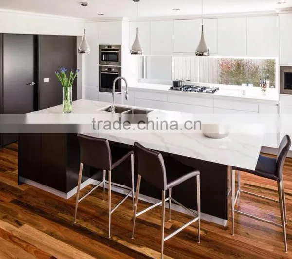 Artificial Quartz Stone Calacatta Kitchen Countertops photo-2