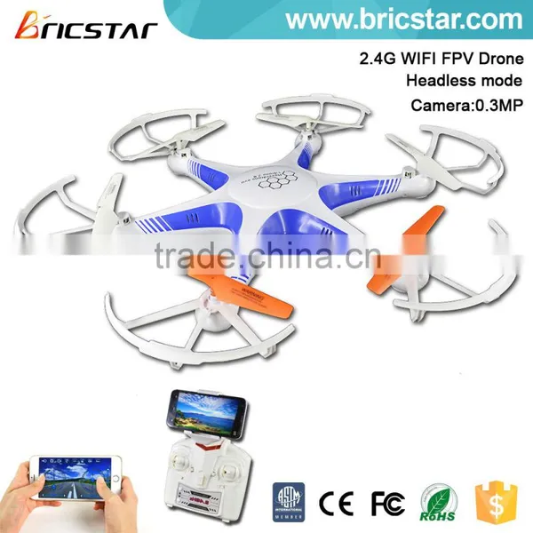 WIFI 2.4G RC Drone Helicopter With 0.3MP Camera