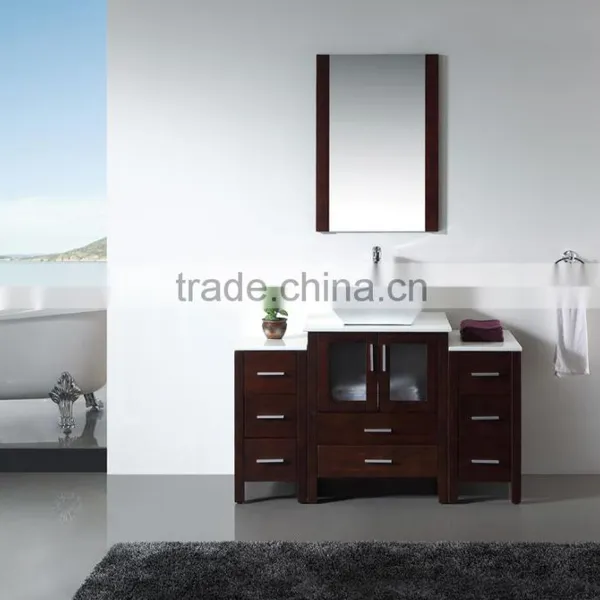 Solid Wood Bathroom Vanity, Bathroom Cabinet, Bathroom Furniture photo-2