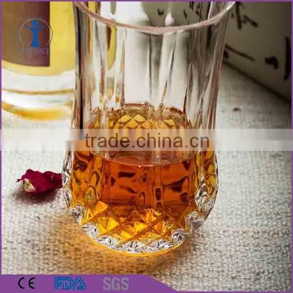 Machine Made Fashional Shape 330ml Whiskey Glass photo-4