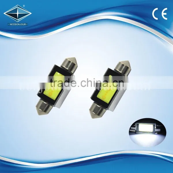 Heat Dissipation Hole Festoon With Silver Aluminum COB 31 36 39 41 Size LED Light photo-4