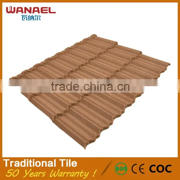 Wanael China Famous Manufacturer ISO9001 Certificated Production Steel Metal Aluminum Roof Tile photo-3