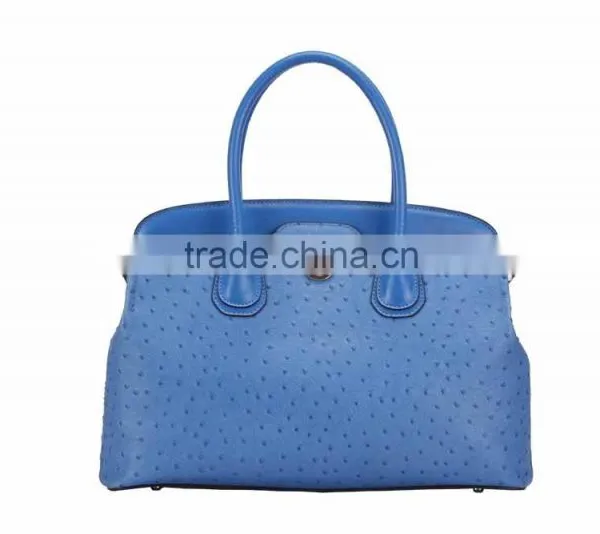 S746-B2798 Women Handbag With Ostrich Cow Leather Bag Hady Handbag Mochila Wayuu Women Bag Ladies Satchel Bags