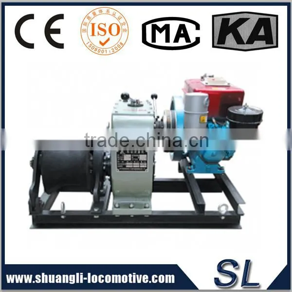 Gasoline Speedy Petrol 5 Tons Engine Powered Hoist Winch 5 Tons photo-5