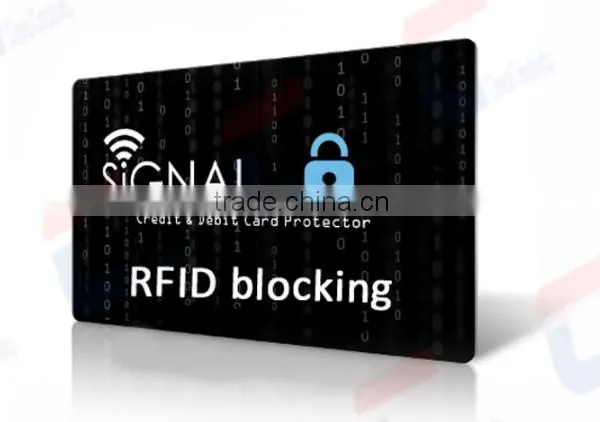 Customized Design Programmable Rfid Blocking Shield Guard Card photo-2