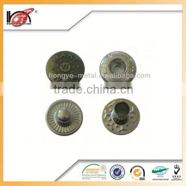 Press Metal Clothes Snap Button Type Buttons