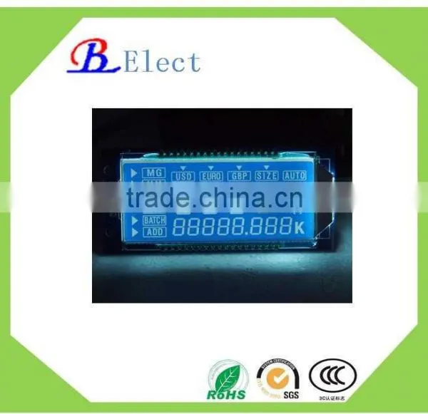Bolong Transmissive HTN Lcd Display for Cash Counter
