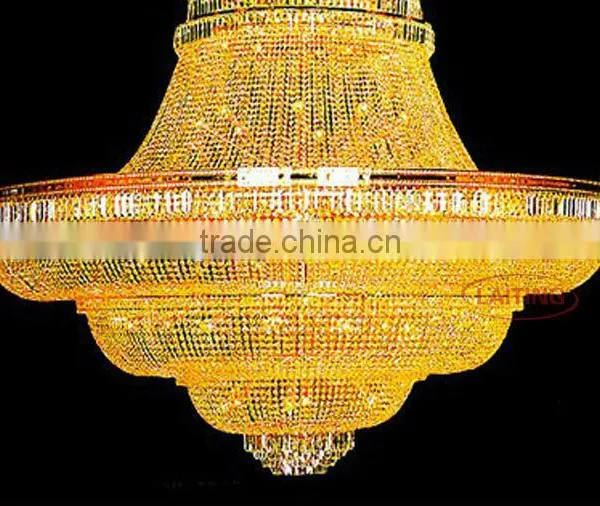 Big Empire Hotel Lobby Crystal Chandelier photo-3