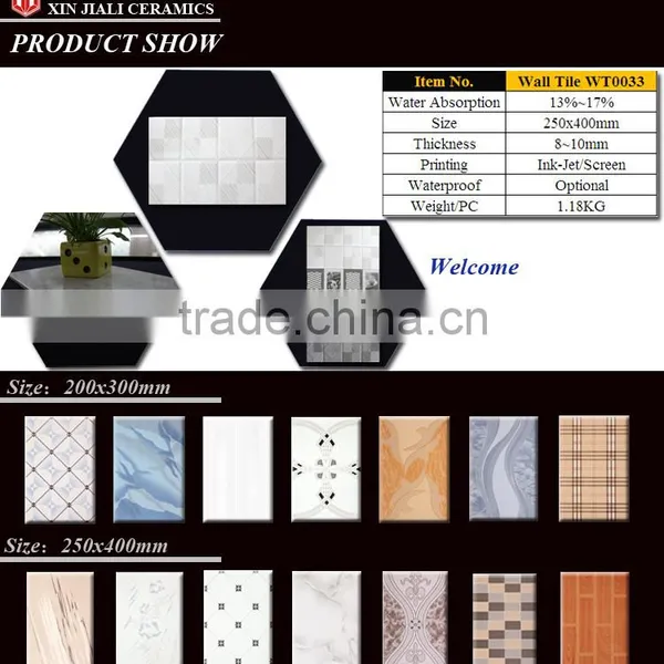 250x400mm WT0033 New Design Compound Wall Tiles photo-2