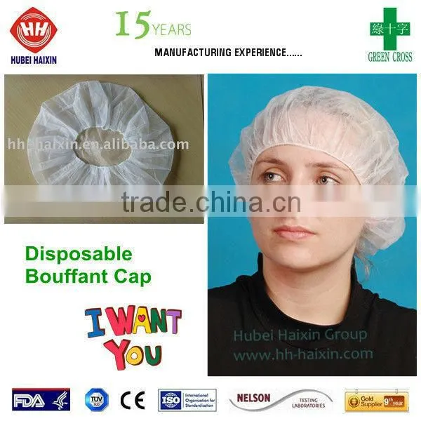 Hospital Protective Bouffant Cap/Nurse Cap/Surgical Cap ISO CE Approved photo-4