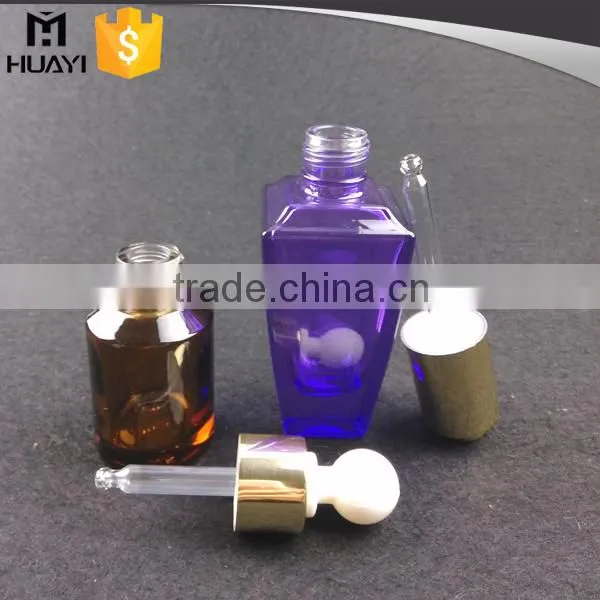Wholesale 30ml 50ml Amber Glass Dropper Bottle,different Design Essential Oil Glass Dropper Bottle Pipette photo-5