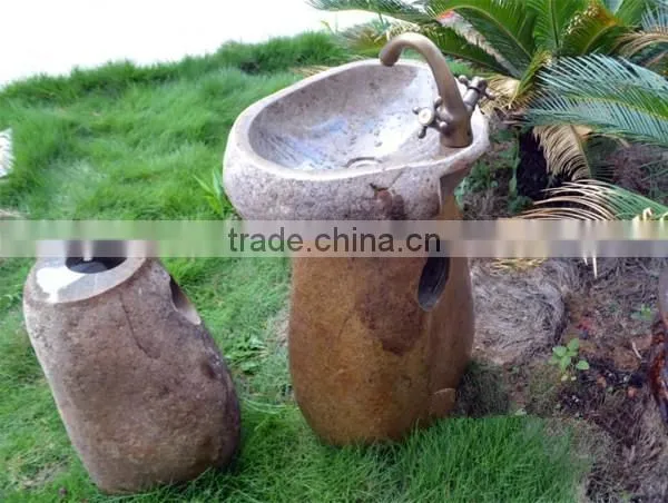 Popular Outdoor Natural Stone Wash Basin