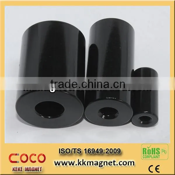 Round Black Magnets, Epoxy Coated Neodymium Magnets