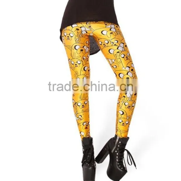 Adventure Time Digital Printing Cartoon 3d Leggings Pretty Fashion Women Leggings photo-2