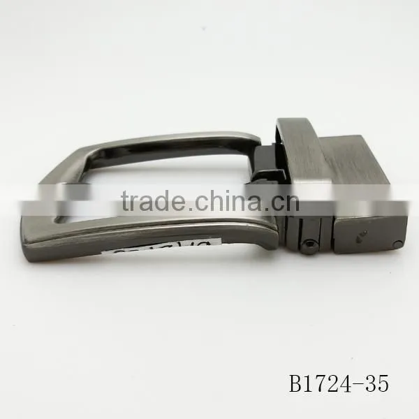 Formal Reversible Pin Buckle for 35mm Men's Real Leather Belt photo-3