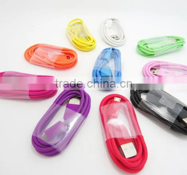Colorful Hot Sale High Quality Usb 3.0 Cable for Samsung Galaxy S6 Dege Micro Usb Cable photo-3