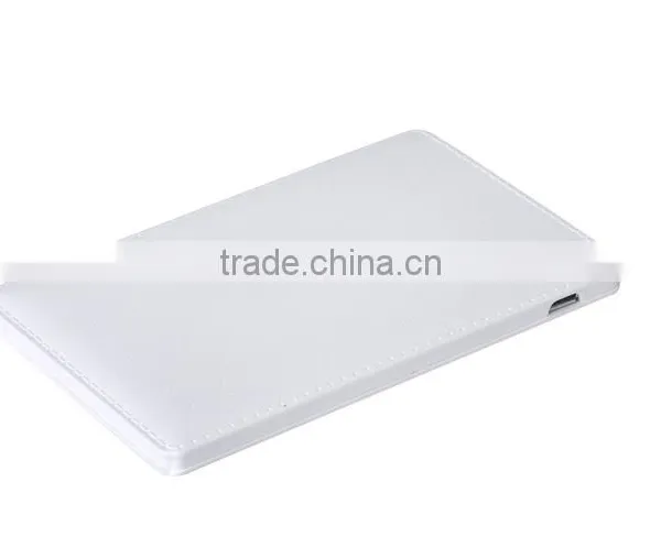 Universal Battery Charger Ultra Thin Card Powerbank Portable Powerbank 2500mah/credit Card Power Bank photo-3