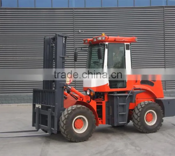 China Top Brand High Quality Rough Terrain Forklift Truck SZM C3500 With Weichai Engine photo-3