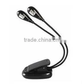 Flexible LED Booklight With Clip For EBook Computer Reading Light With 4 LED Bulb photo-4