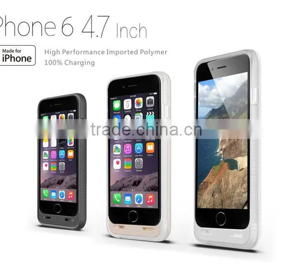 Rechargeable Li-polymer Battery Case for Iphone 6 Wireless Power Bank Charger photo-6