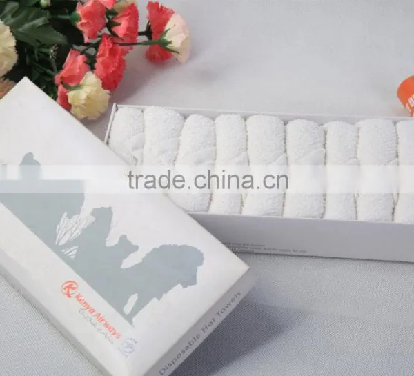100% Cotton Hot and Cold Towels For Hotel And Airline Towel photo-3