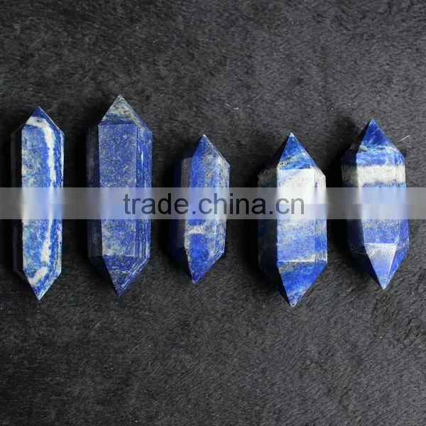 Wholesale Natural Blue Lapis Lazuli Quartz Wand Crystal Point photo-6