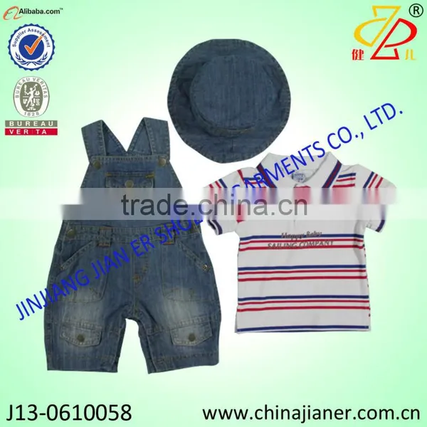 New Summer Fashion Cotton Boy 3pcs Gift Set photo-6