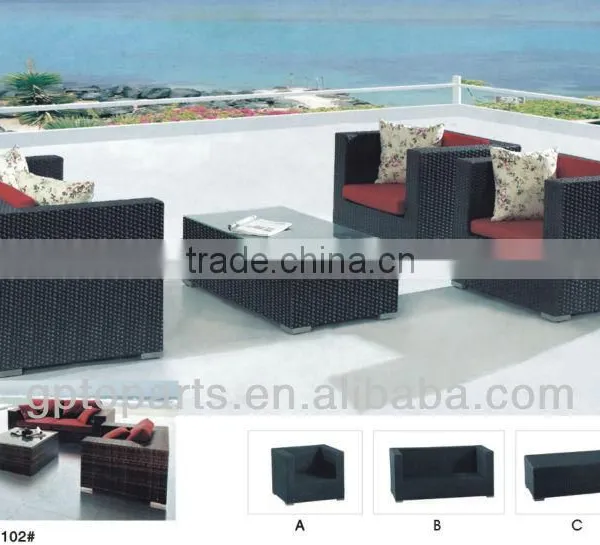 Latest Beautiful Design Rattan Gardan Furniture Corner Sofa With Wholesale Price photo-2