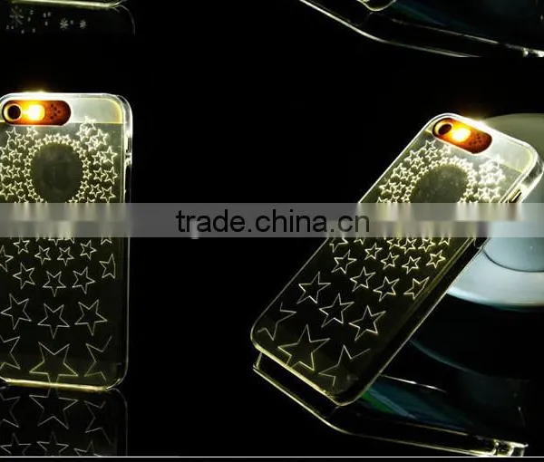 LED Light Flash TPU+PC Hybrid Phone Case for IPhone 6 Iphone 5S Light Phone Cases photo-6