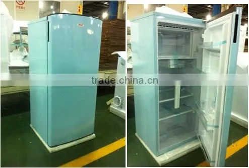 Beautiful Design Refrigerator Sky Blue Color Fridge Made in China photo-4