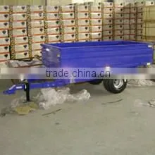 3 Ton Farm Trailer for Tractor,tipping Box Trailer With CE, Atv Lift System Atv Log Trailer With Crane photo-2