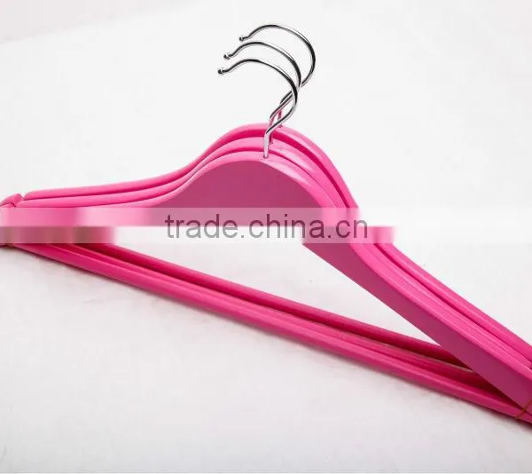 Colorful Wooden Suit Hanger photo-3