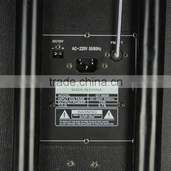 8" Bluetooth Portable Speaker Box With Ball Light,USB,SD,FM Radio, Portable Speaker Box L-95 photo-6