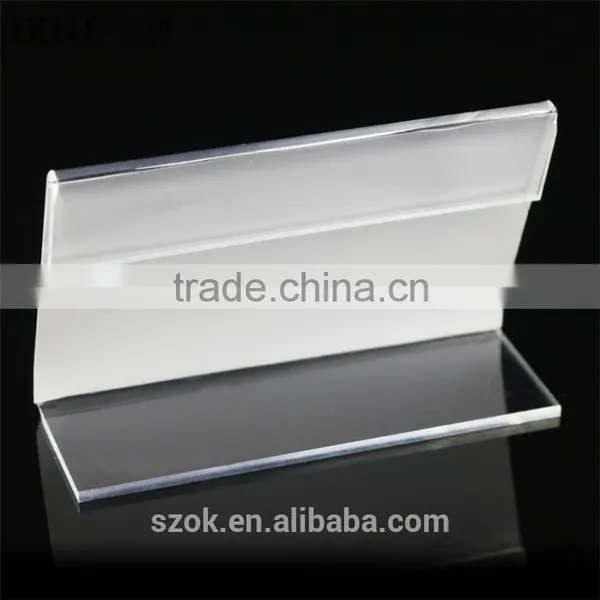 Tabletop Fashionable Clear Acrylic Label Holders photo-4