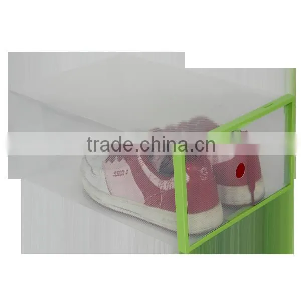 2016 Hot Selling Plastic Stransparent Shoe Box ,shoe Storage Box in PP ,PP Storage Shoe Organizer photo-6