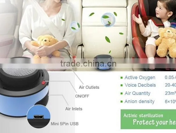 New Air Cleaner , Mini Air Purifier for Car AP-101 photo-3