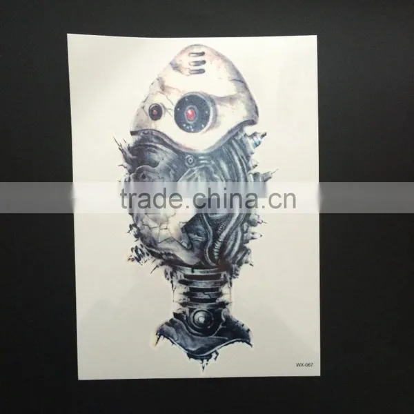 WX- 017 Cute Cartoon Fish Body Tattoo Sticker/ Decorative Fake Tattoo Stikcer photo-5