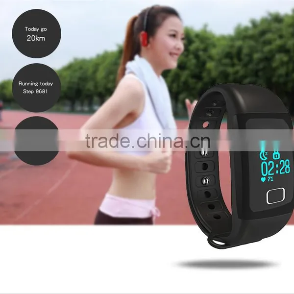 T1L Heart Rate Monitor and Health Activity Tracker Smart Wristband Bluetooth 4.0 Remote Control Pedometer photo-6