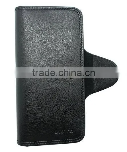 Unisex Multi Card Holder Long Wallet Soft Leather With Clasp Button photo-6