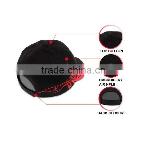 High Quality Twill Cotton Custom Embroidery Promotional 6 Panel Baseball Cap Wholesale photo-5