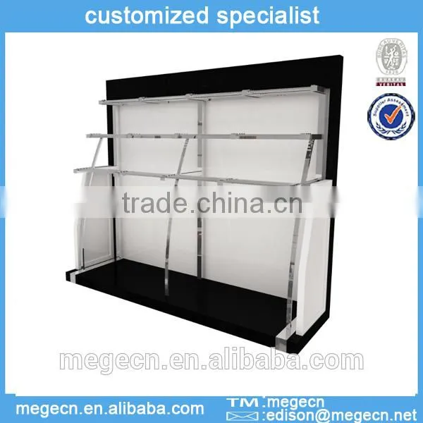 4 Tiers Wood Trousers Promotion Rack Display Shelf photo-3